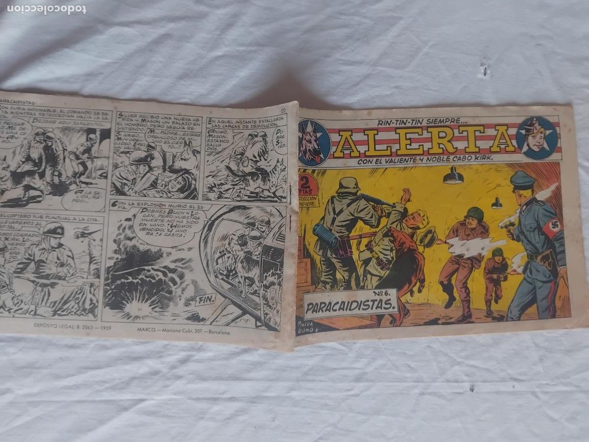 Tebeos: RIN TIN TIN SIEMPRE ALERTA N&ordm; 9. EL MISIONERO. . EDITORIAL MARCO 1963. ORIGINAL.