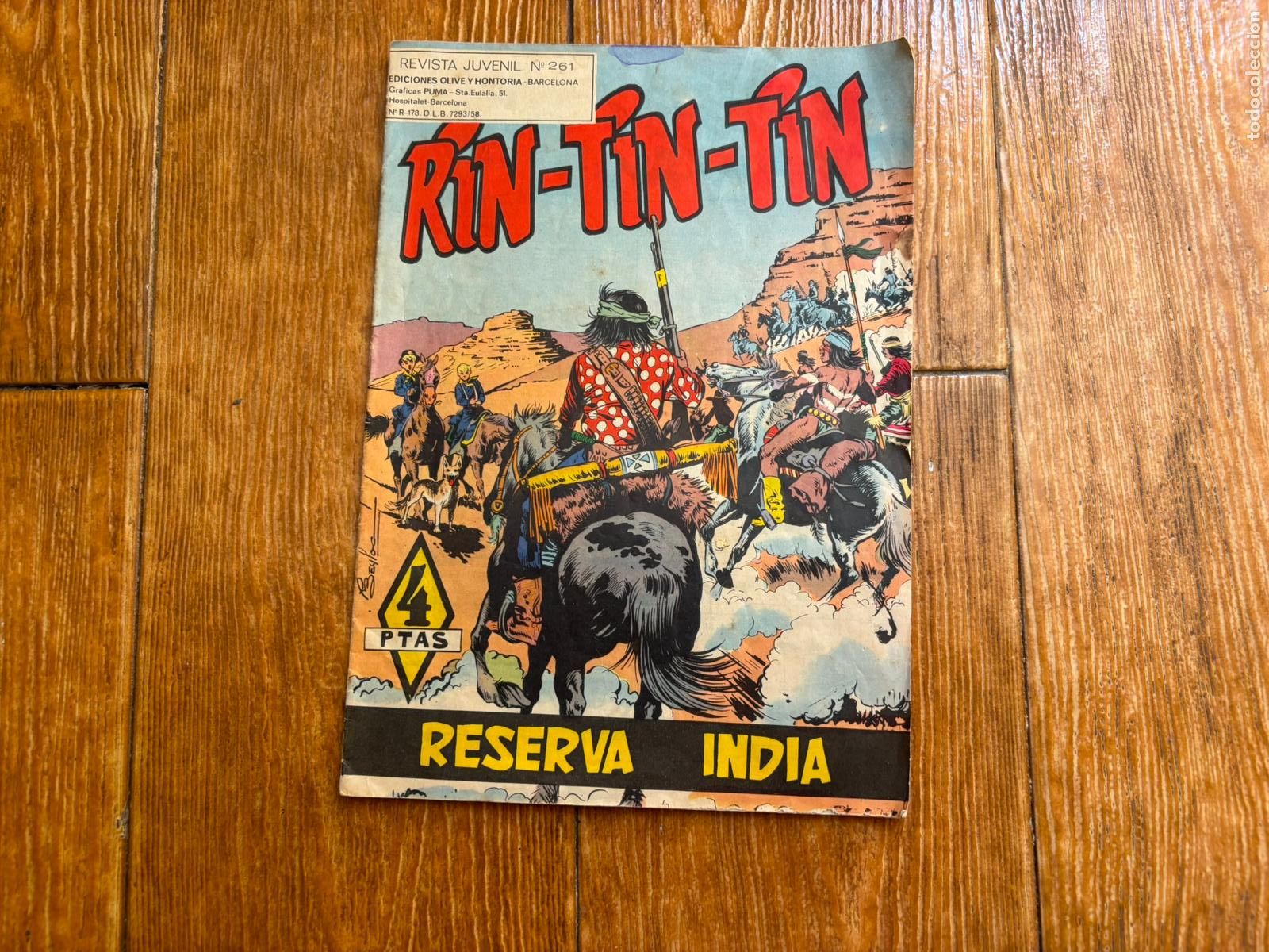 Tebeos: RIN - TIN - TIN N &ordm; 261 EDICIONES MARCO