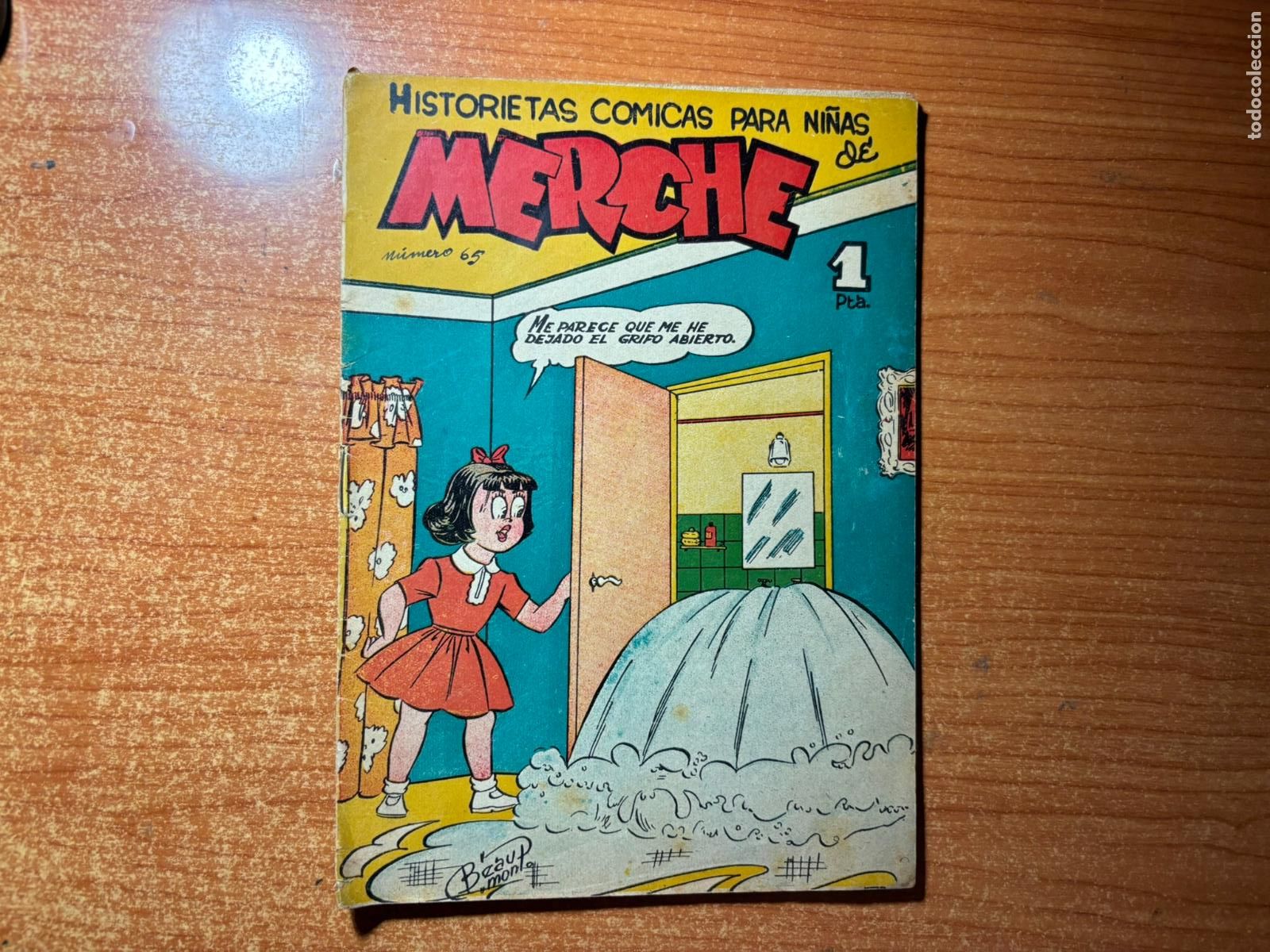 Tebeos: Historietas C&oacute;micas de Merche N&ordm; 65 Editorial Marco