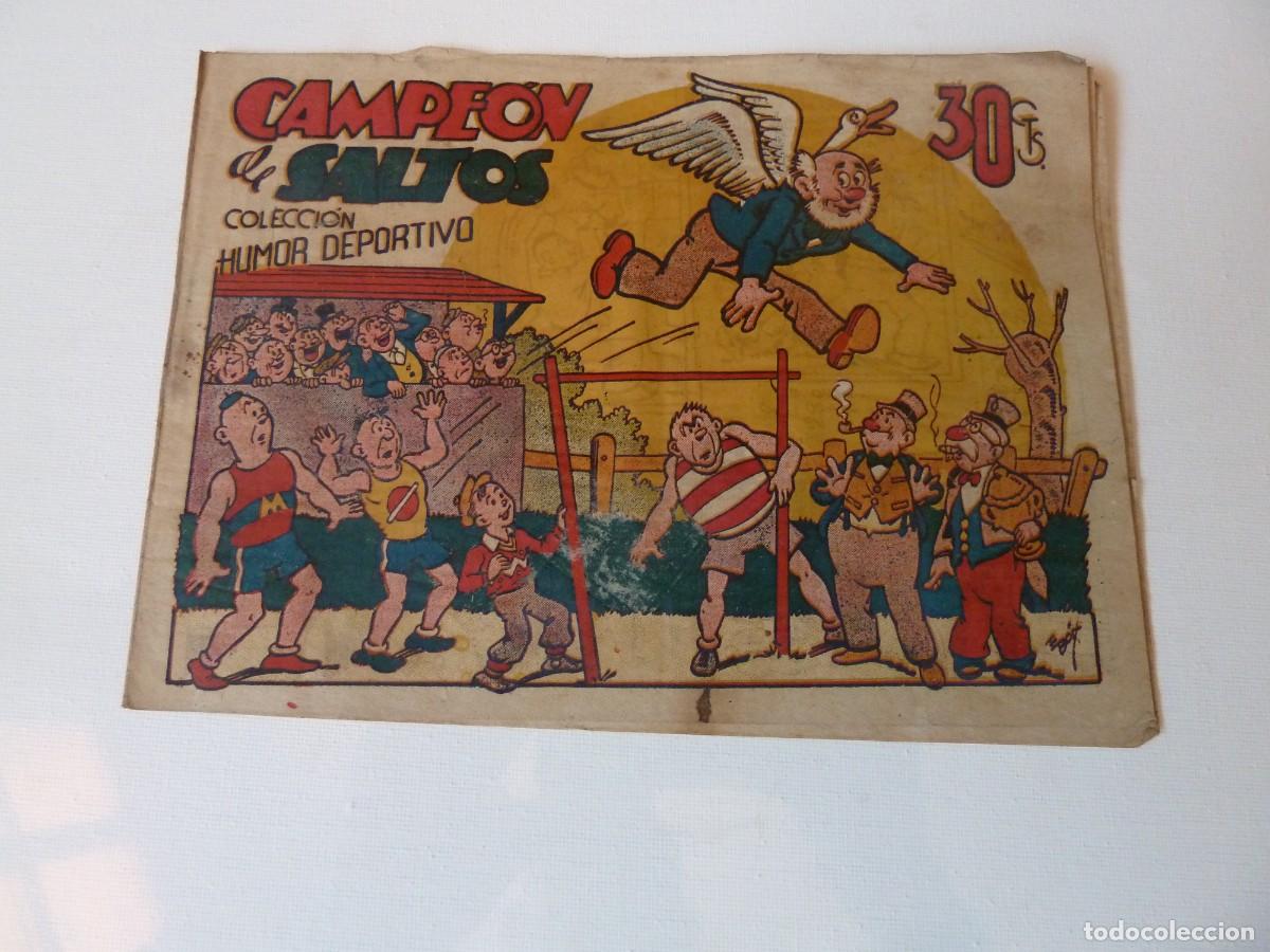 Comics: HUMOR DEPORTIVO N&ordm; 0 CAMPEON DE SALTOS, ED. MARCO A&Ntilde;OS 40, DIFICILISIMO
