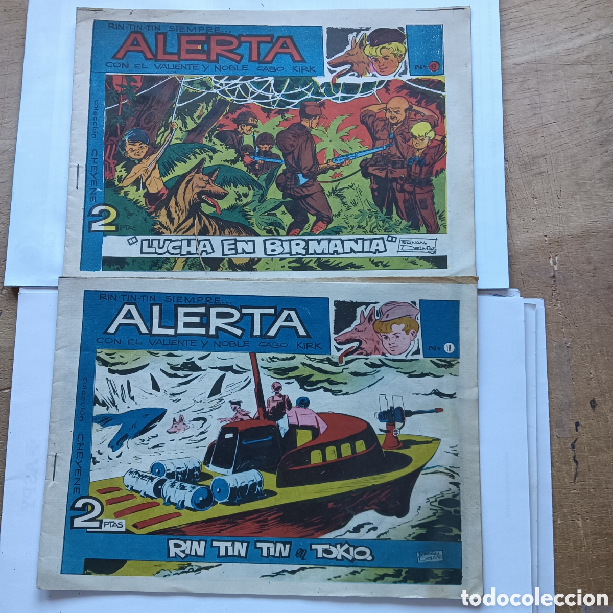 Tebeos: RIN TIN -TIN SIEMPRE ALERTA LOTE 13NUM -1-2-3-4-5-6-7-9-11-12-13-16-18 &Uacute;LTIMO EDITORIAL.MARCO ORIGIN