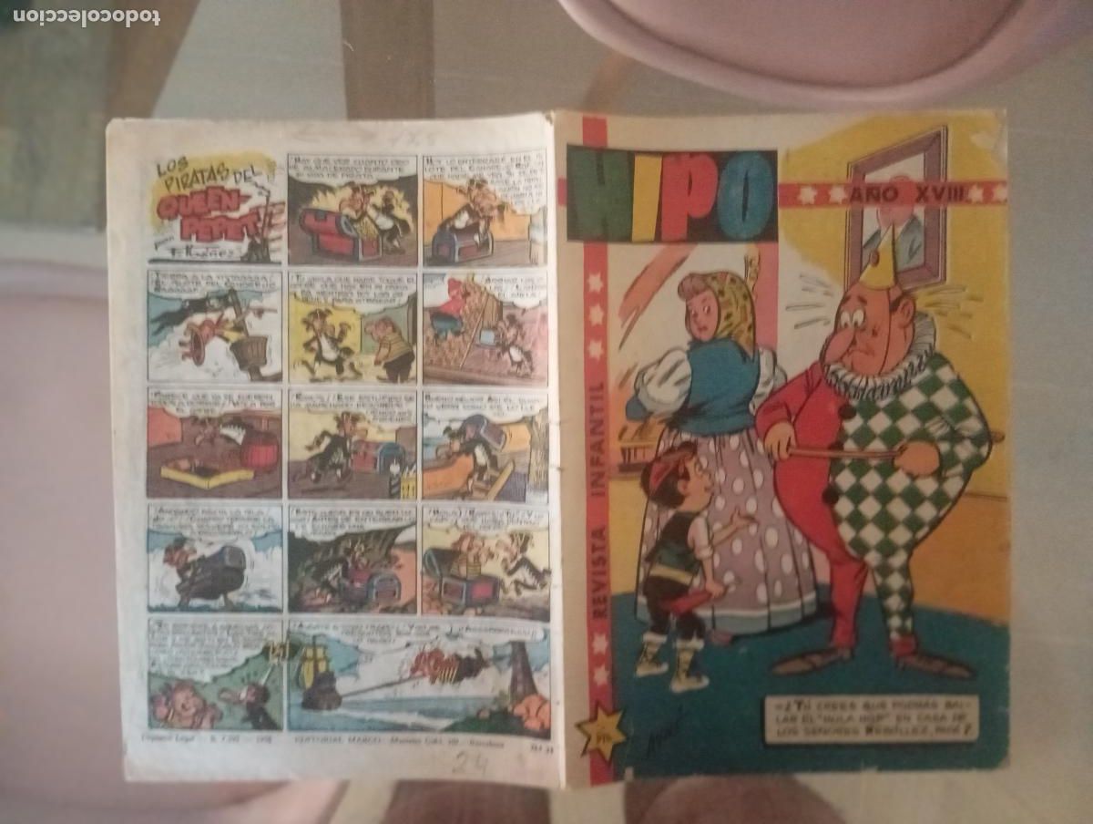 BDs: HIPO MONITO Y FIFI NUMERO 24 DE 2 PTAS PORTADA AYNE HISTORIETAS IBA&Ntilde;EZ MUY RARO BUEN ESTADO