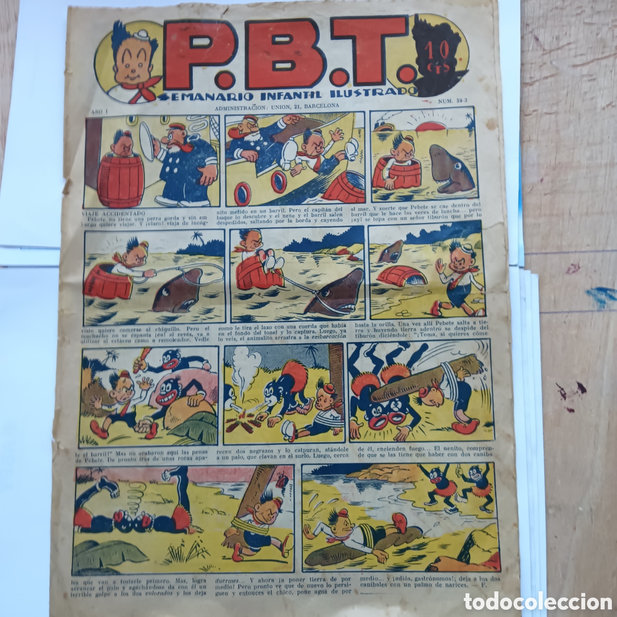 Tebeos: P.B.T. NUM39 EDI.MARCO A&Ntilde;O 1935