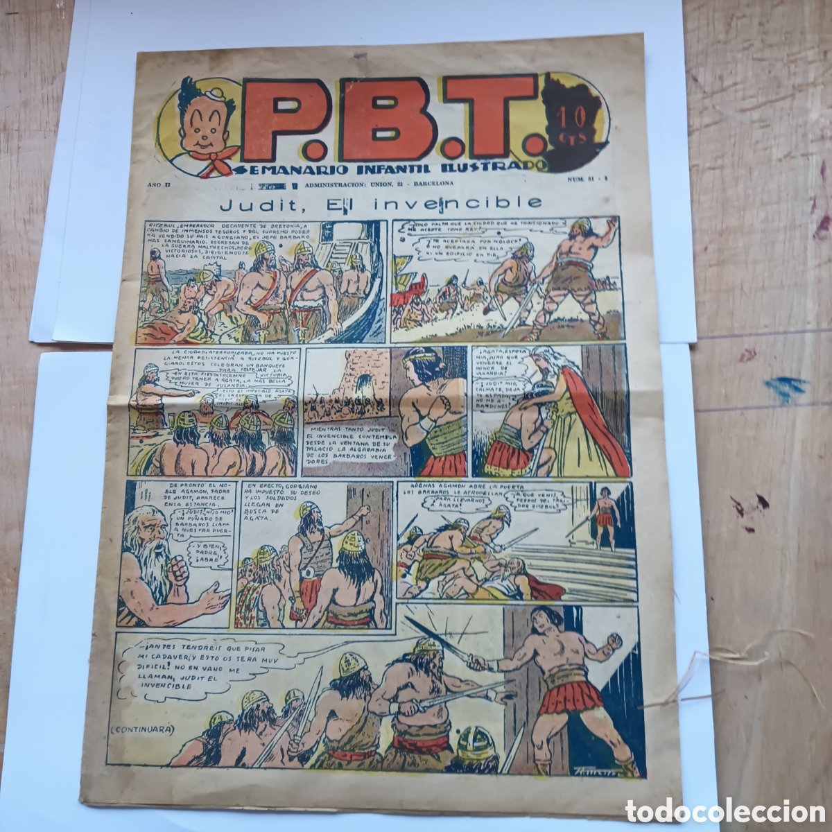 Tebeos: P.B.T NUM51 EDI.MARCO A&Ntilde;O 1936