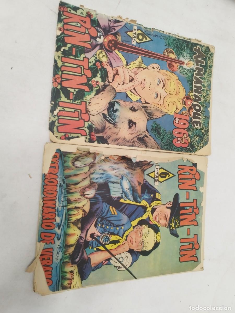 Tebeos: Dos comics Rin Tin Tin&rdquo;. Almanaque de 1963 y un Extraordinario de Verano.