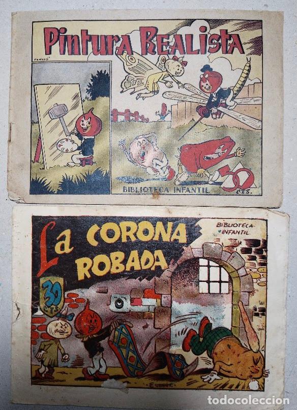 Tebeos: COLECCI&Oacute;N BIBLIOTECA INFANTIL, EDITORIAL MARCO, 5 N&Uacute;MEROS, ca. 1945-50