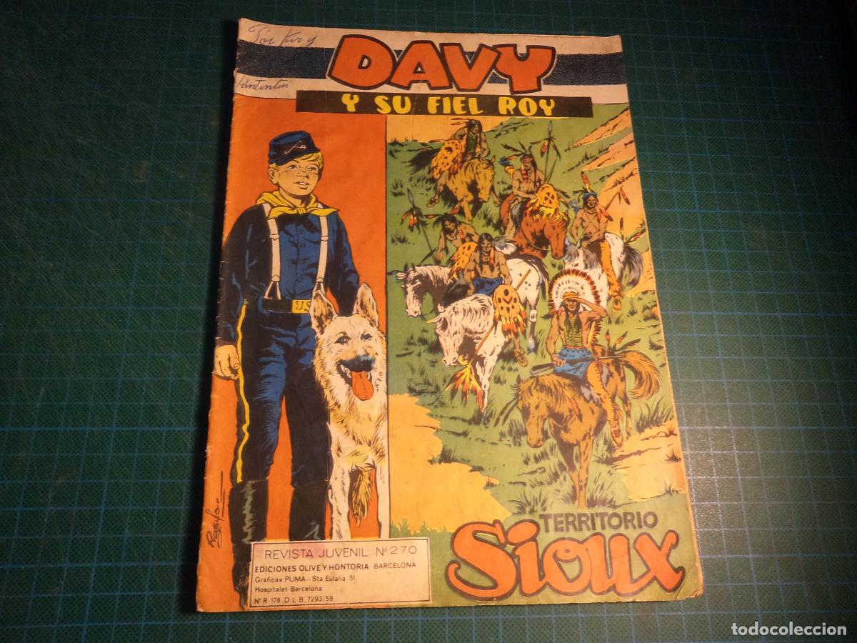 Tebeos: Davy y su fiel Roy. N&ordm; 270. Olive y Hontoria.