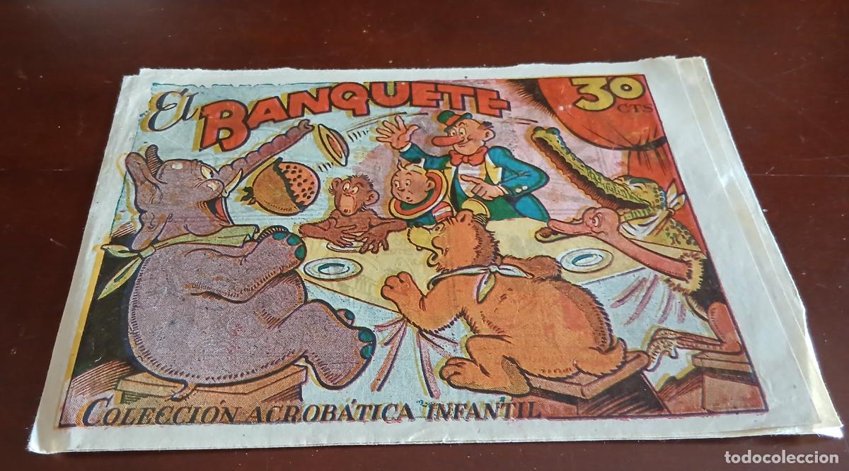 Tebeos: EL BANQUETE - COLECION ACROBATICA INFANTIL - EDITORIAL MARCO - Foto 1