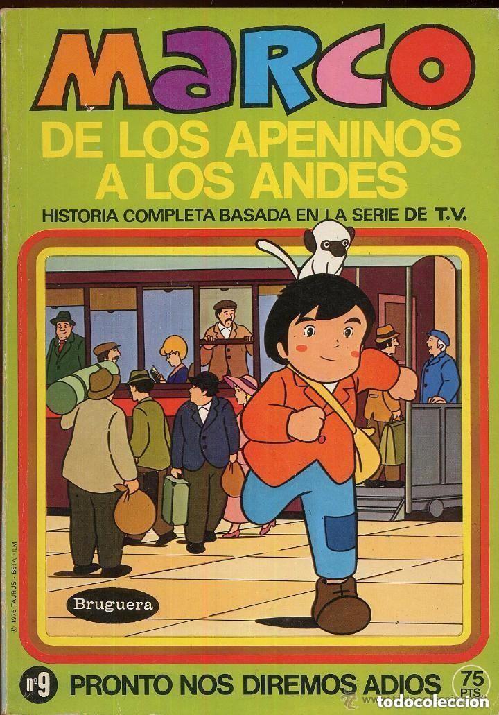 Tebeos: MARCO DE LOS APENINOS A LOS ANDES - numero 9 -Pronto nos diremos adios -A&ntilde;o 1976