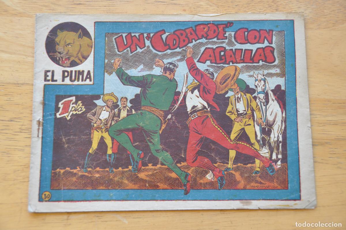 Tebeos: COMIC - EL PUMA N&ordm;30 - UN &rdquo;COBARDE&rdquo; CON AGALLAS - EDITORIAL MARCO