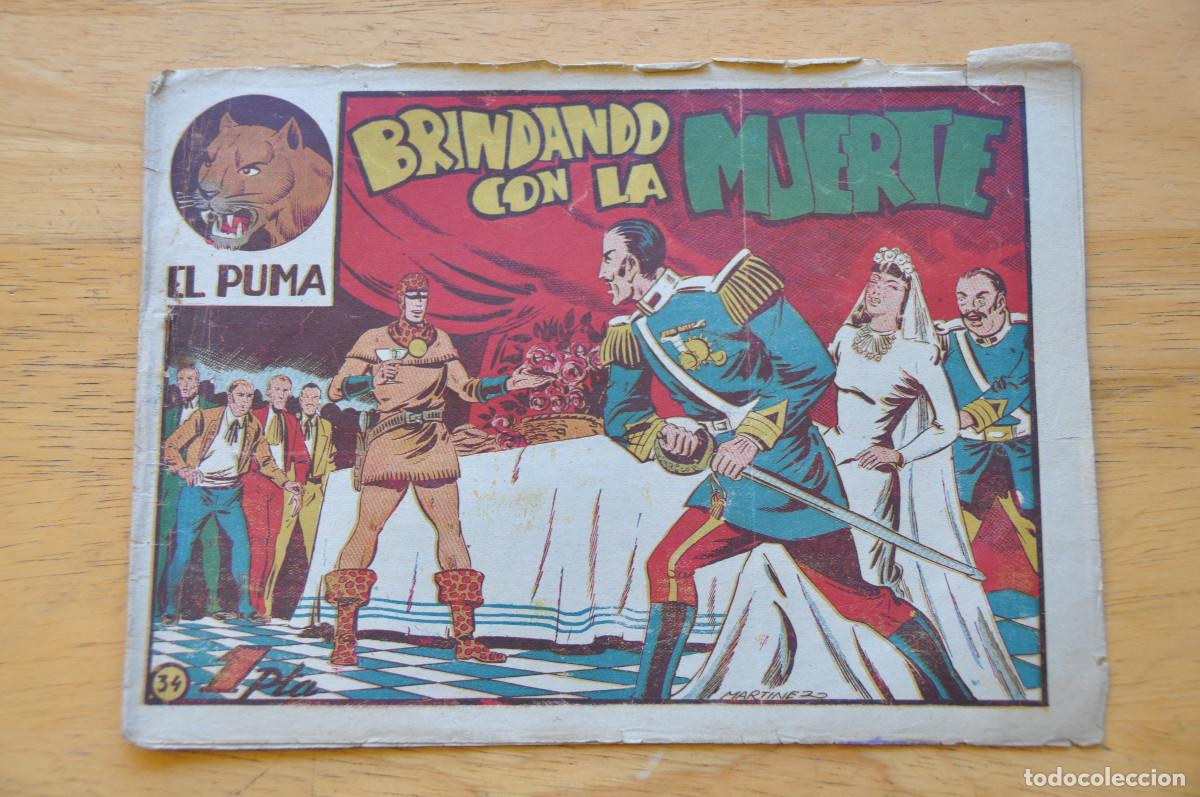 BDs: COMIC - EL PUMA N&ordm;34 - BRINDANDO CON LA MUERTE - EDITORIAL MARCO