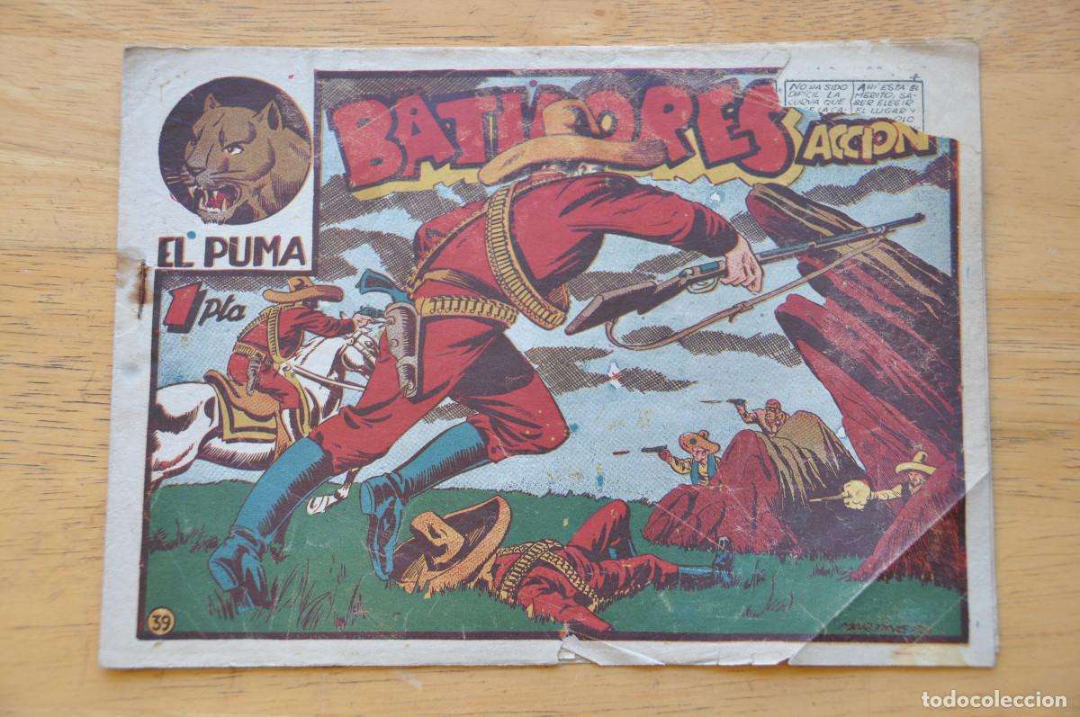 Tebeos: COMIC - EL PUMA N&ordm;39 - BATIDORES EN ACCI&Oacute;N - EDITORIAL MARCO