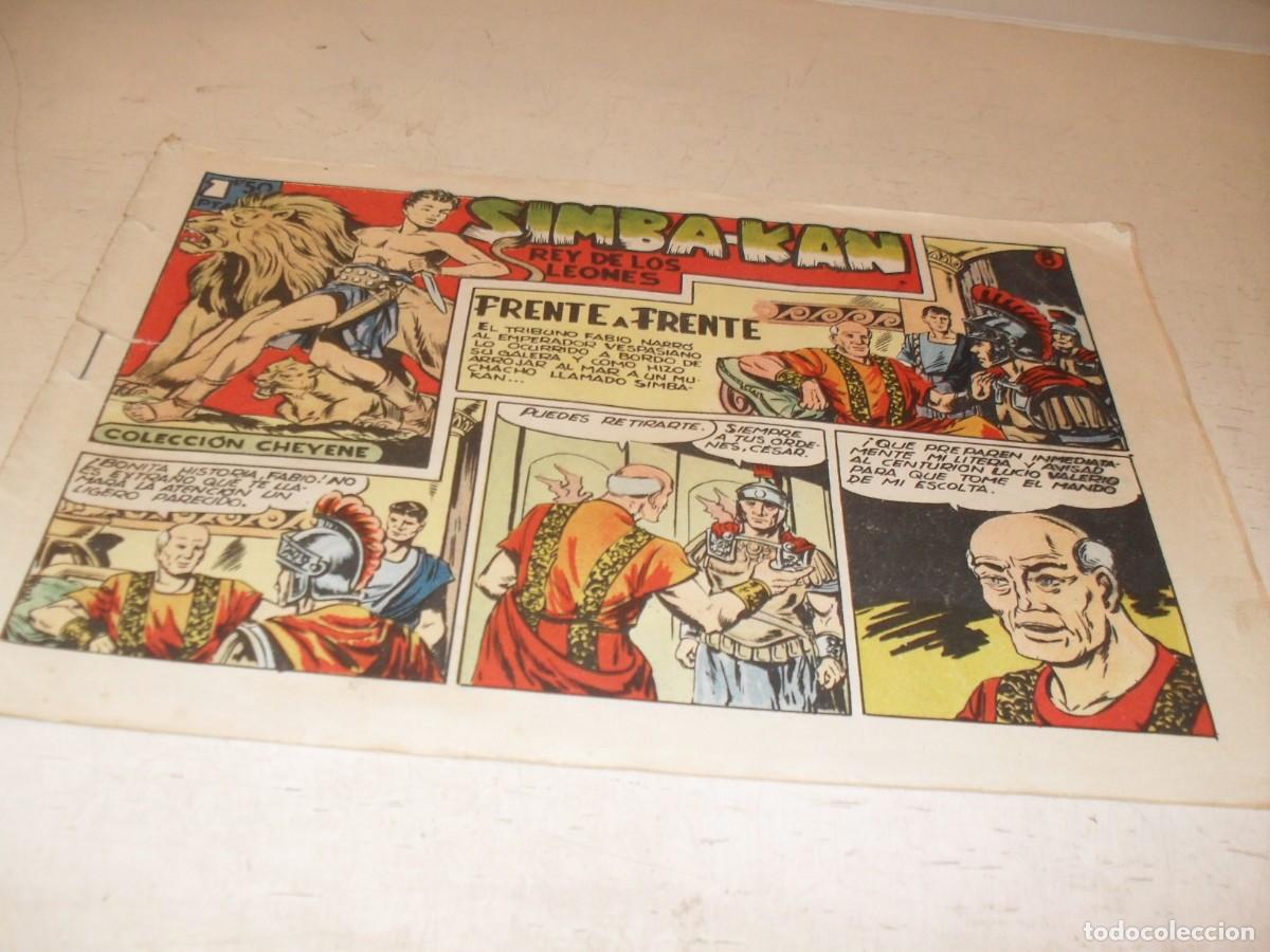 Tebeos: (ORIGINAL)SIMBA-KAN,REY DE LOS LEONES N&ordm; 8,FRENTE A FRENTE,DE 60.EDITA MARCO,1961