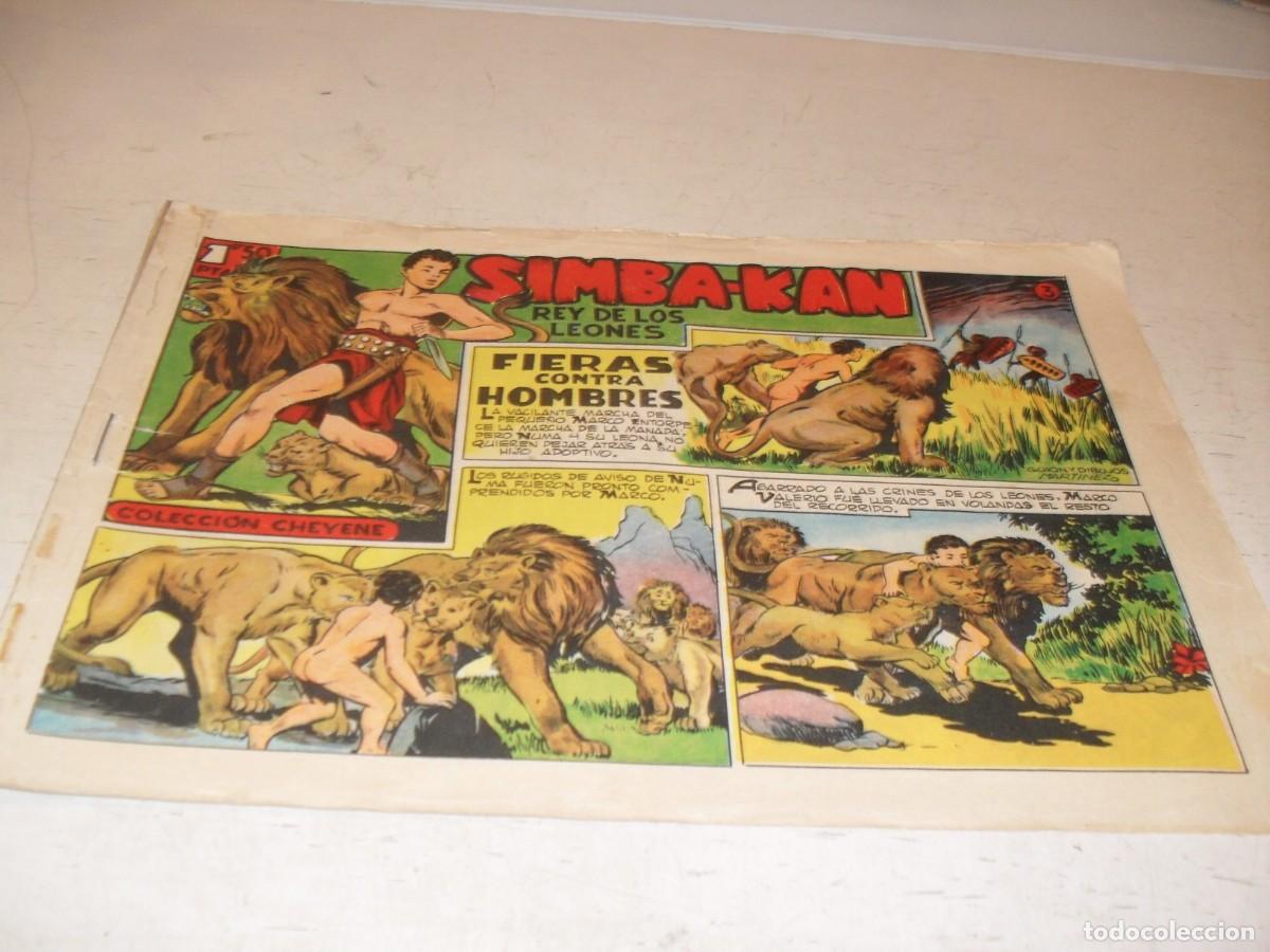 Tebeos: (ORIGINAL)SIMBA-KAN,REY DE LOS LEONES N&ordm;3,FIERAS CONTRA HOMBRES,DE 60.EDITA MARCO,1961