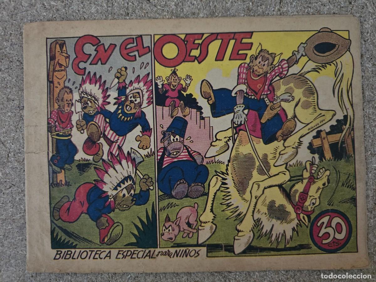 Tebeos: Hipo Monito y Fifi.En El Oeste.30 cts.Editorial Marco 1942