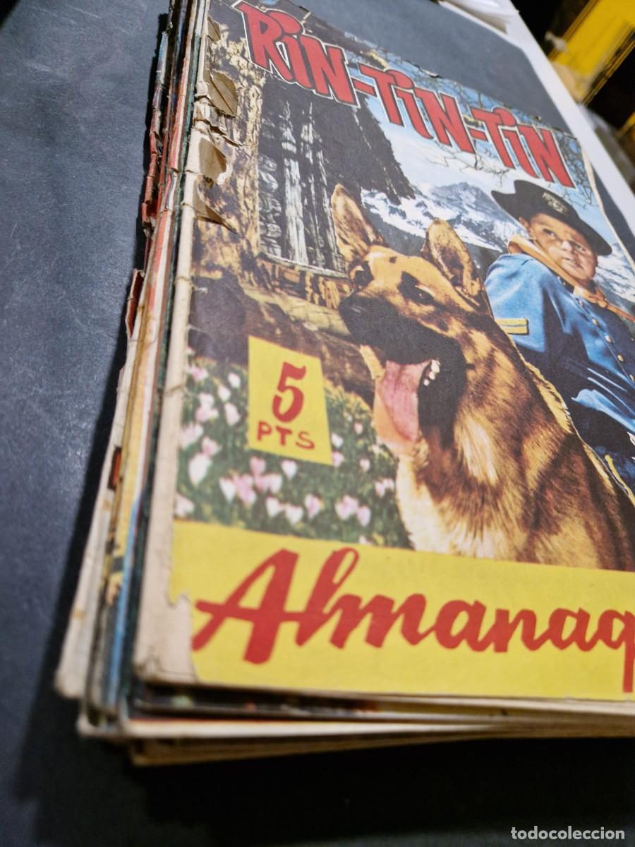 Tebeos: 17 tebeos de Rin-Tin-Tin m&aacute;s almanaque Editorial Marco