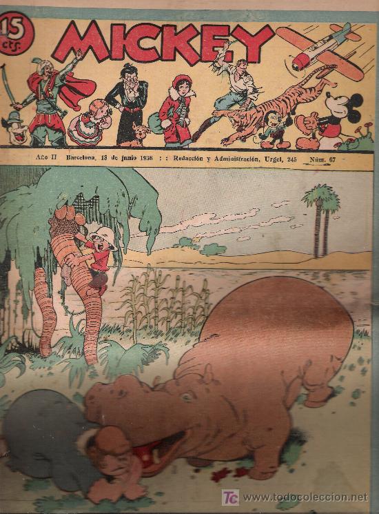 Tebeos: Mickey n&ordm; 67. Molino 1935. - Foto 1
