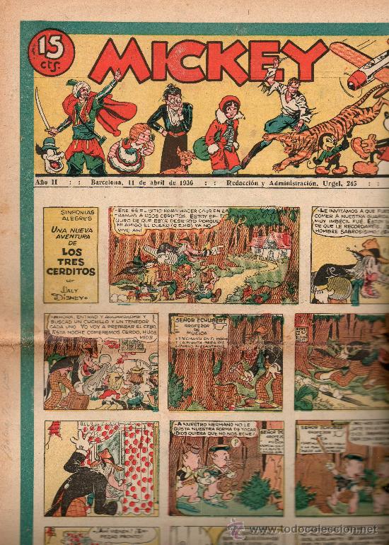 Tebeos: MICKEY     N&ordm; 58   EDITORIAL MOLINO 1935 - Foto 1