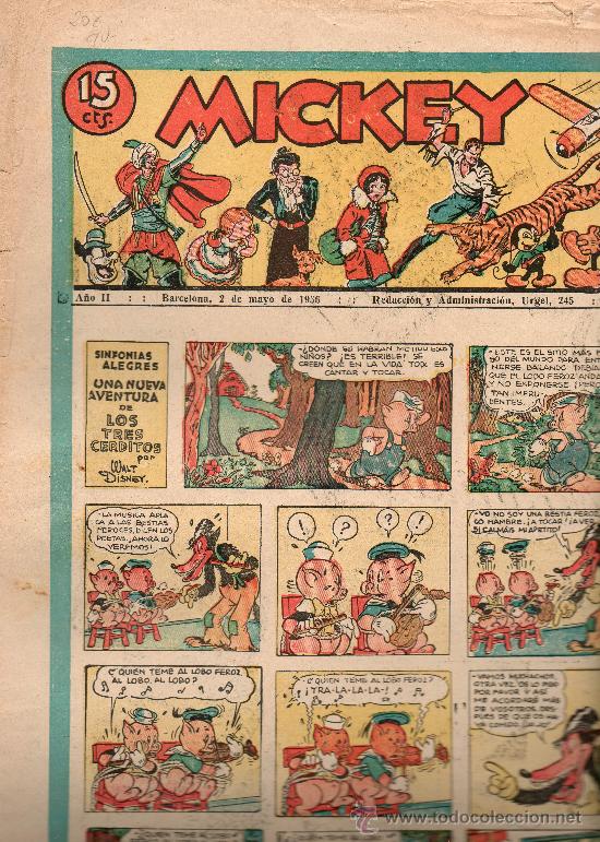 Tebeos: MICKEY     N&ordm; 61   EDITORIAL MOLINO 1935 - Foto 1
