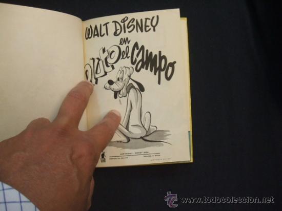Tebeos: WALT DISNEY - PLUTO EN EL CAMPO - EDIT. MOLINO - 1954 - - Foto 3