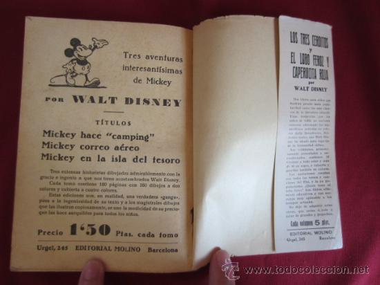Tebeos: MICKEY HACE CAMPING - PRIMERA EDICION - 1934 - Foto 10