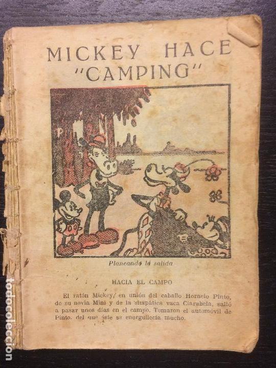 Tebeos: MICKEY HACE CAMPING, 1934 - Foto 1