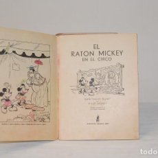 Giornalini: WALT DISNEY.EL RATON MICKEY EN EL CIRCO.EDITORIAL MOLINO.1934.ILUSTRACIONES MOVILES(POP-UP). Lote 119043495
