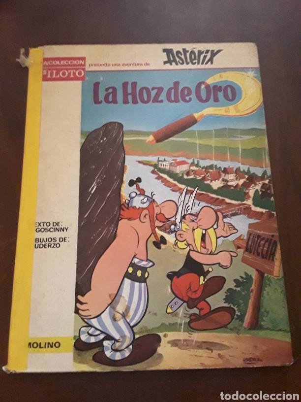 Tebeos: Raro c&oacute;mic de Asterix la hoz de oro a&ntilde;o 1966 primera edici&oacute;n - Foto 1