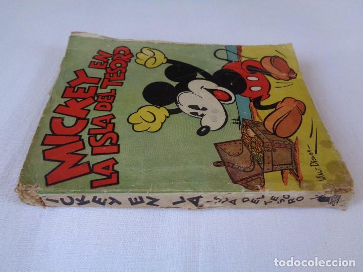Tebeos: MICKEY EN LA ISLA DEL TESORO - EDITORIAL MOLINO - 1&ordf; EDICION - 1934 - Foto 2