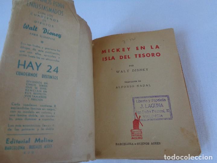 Tebeos: MICKEY EN LA ISLA DEL TESORO - EDITORIAL MOLINO - 1&ordf; EDICION - 1934 - Foto 5