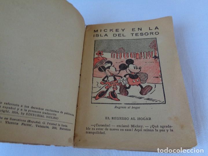 Tebeos: MICKEY EN LA ISLA DEL TESORO - EDITORIAL MOLINO - 1&ordf; EDICION - 1934 - Foto 7