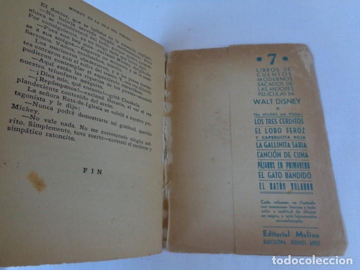 Tebeos: MICKEY EN LA ISLA DEL TESORO - EDITORIAL MOLINO - 1&ordf; EDICION - 1934 - Foto 8