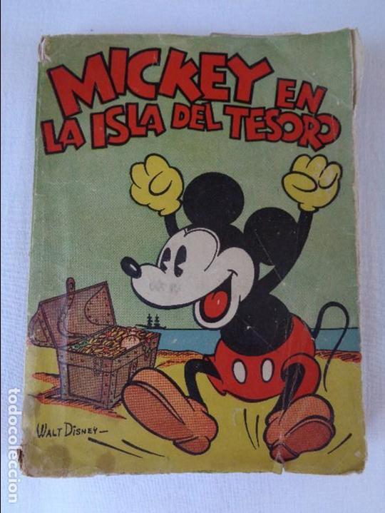 Tebeos: MICKEY EN LA ISLA DEL TESORO - EDITORIAL MOLINO - 1&ordf; EDICION - 1934 - Foto 1