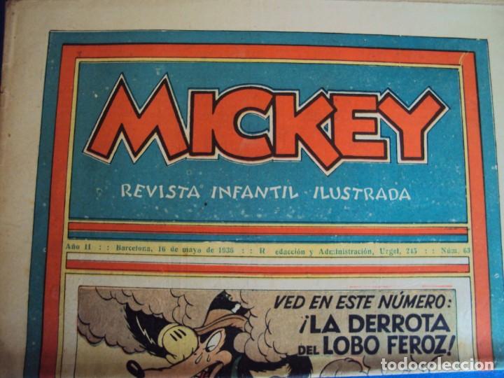Tebeos: (COM-N&ordm;63) MICKEY A&Ntilde;O II 16-5-1936 - Foto 1
