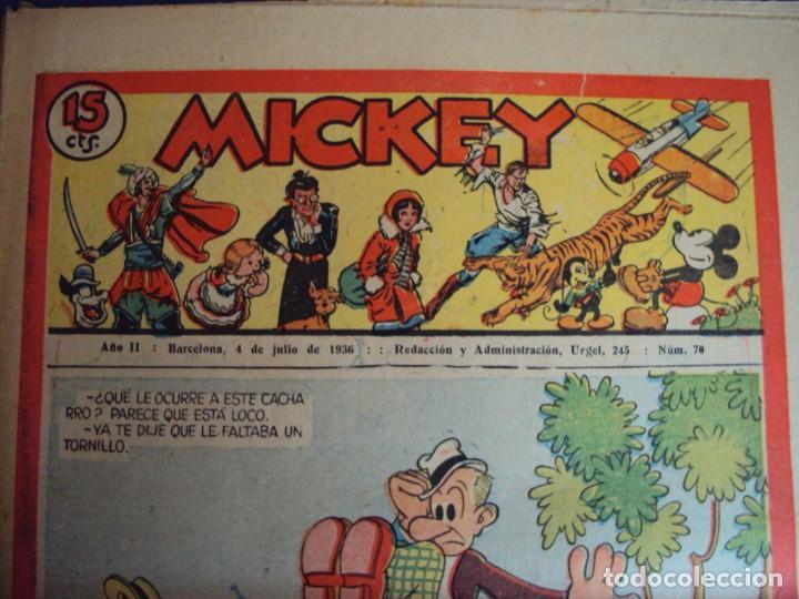 Tebeos: (COM-N&ordm;70) MICKEY A&Ntilde;O II 4-7-1936 - Foto 1