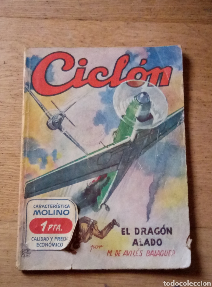 Tebeos: Cicl&oacute;n El drag&oacute;n alado editorial Molino - Foto 1
