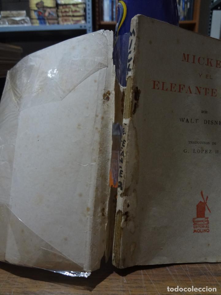 Tebeos: MICKEY Y EL ELEFANTE BOBO EDITORIAL MOLINO 1936 - Foto 9