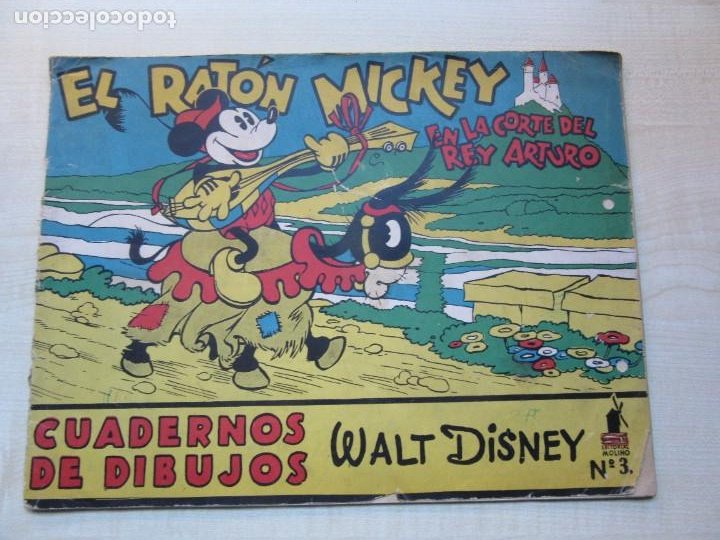EL RATÓN MICKEY EN LA CORTE DEL REY ARTURO (CUADERNOS DE DIBUJOS) ED MOLINO (Tebeos y Comics - Molino)