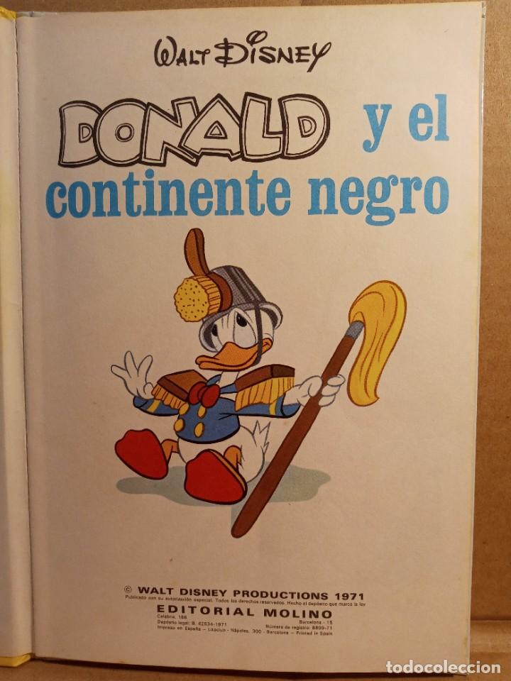 Tebeos: DONALD y el continente negro - Ed. MOLINO.. - Foto 2