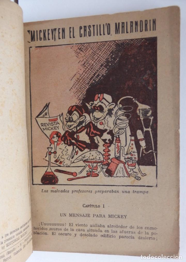 Tebeos: Mickey en el Castillo Malandr&iacute;n &ndash; Ed. Molino 1936 - Foto 2