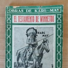 BDs: EL TESTAMENTO DE WINNETOU, KARL MAY, EDITORIAL MOLINO, 1928... L5335. Lote 355663135