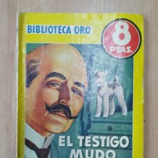 Tebeos: EL TESTIGO MUDO, AGATHA CHRISTIE, EDITORIAL MOLINO, Nº 328, AMARILLA, 1956, ... L5552. Lote 358282490