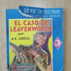 Tebeos: EL CASO DE LEAVENWORTH, A.K. GREEN, EDITORIAL MAUCCI, SERIE DETECTIVE, 1940, ... L5554. Lote 358286515