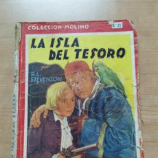 Tebeos: LA ISLA DEL TESORO, RL.STEVENSON, COLECCION MOLINO, Nº22, 1944 …L6165. Lote 380554199