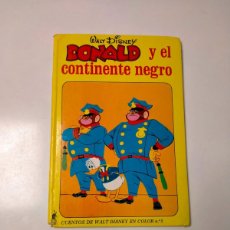 Tebeos: DONALD Y EL CONTINENTE NEGRO CUENTOS DE WALT DISNEY NÚMERO 5 EDITORIAL MOLINO AÑO 1971. Lote 382317859