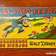 Tebeos: CUADERNO DE DIBUJO EL LOBO FEROZ, Nº 5, (EDITORIAL MOLINO), RARO!!