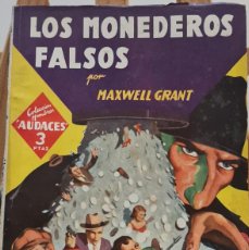 Tebeos: NOVELA COLECCIÓN ”HOMBRES AUDACES” Nº 175 ”LOS MONEDEROS FALSOS” ED. MOLINO, 1948