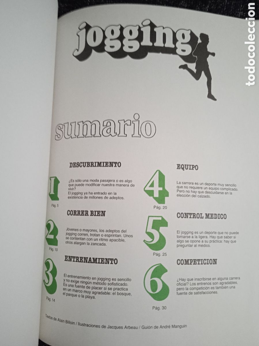 Tebeos: JOGGING - COLECCI&Oacute;N DE DEPORTES -ED. EDITORIAL MOLINO 1987 - EN COMIC - Foto 2