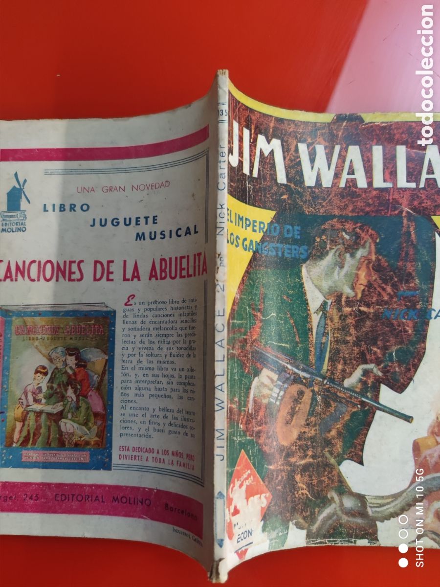 Tebeos: &rdquo;EL IMPERIO DE LOS GANGSTERS&rdquo;JIM WALLACE,( MOLINO 1947) - Foto 3