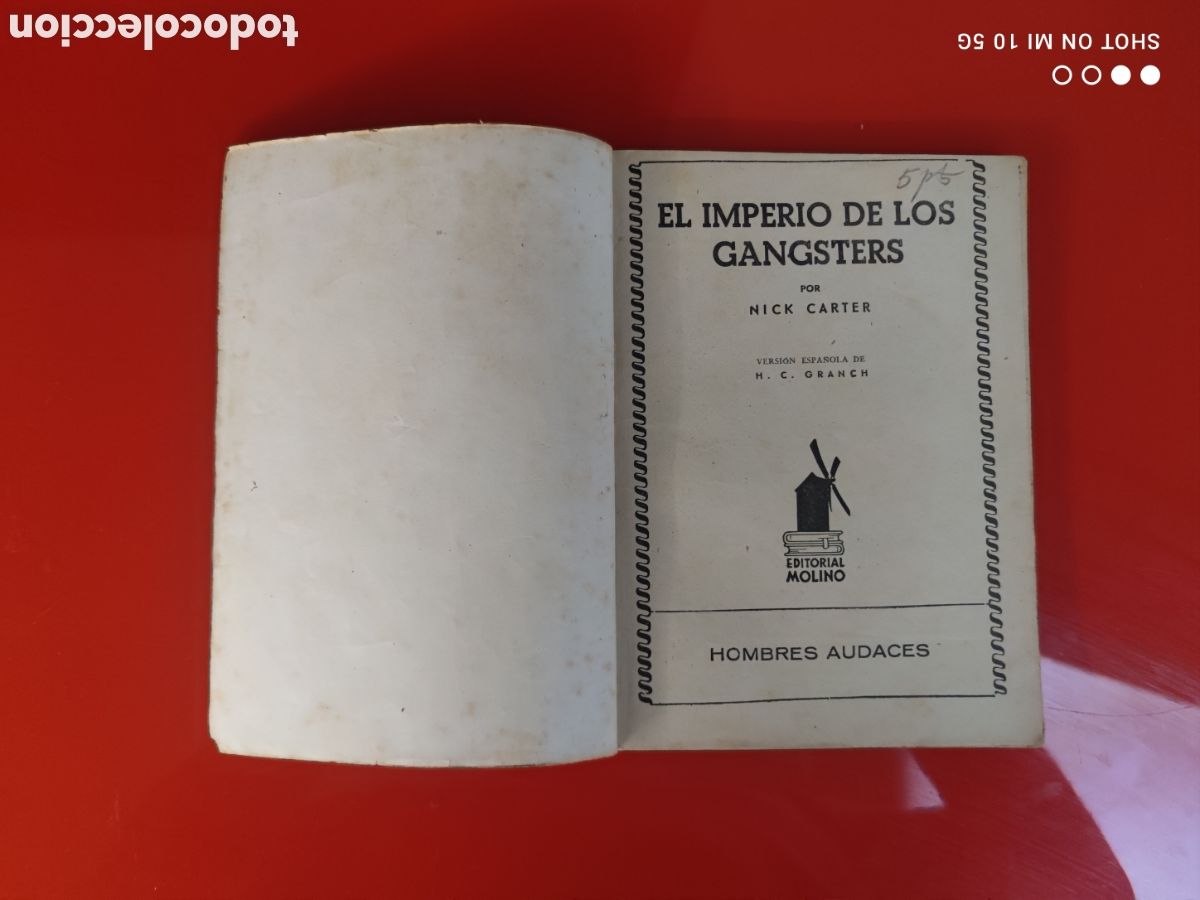 Tebeos: &rdquo;EL IMPERIO DE LOS GANGSTERS&rdquo;JIM WALLACE,( MOLINO 1947) - Foto 4